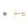 Sensitive Cubic Zirconia Stud Earrings  Hypoallergenic and Nickel Safe for Sensitive Ears  High Fashion Earrings for Women and Men