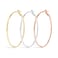 Big Gold Hoop Earrings for Women GirlsDainty 14k Gold Hypoallergenic Rose Gold Silver Hoop Earrings with 925 Sterling Silver PostStainless Steel Large Hoop Earrings