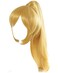 CZOFEK Bowsette Blonde Wig With Ponytail Clip blonde