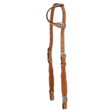 Tough 1 Royal King Square Cheek Single Ear Headstall