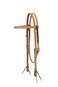 Turquoise Cross Skirting Leather Headstall