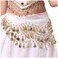 LauthenS 128 Coins Belly Dance Hip Scarf Tribal Belt Halloween Genie Costume Accessory