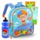 Blippi Mini Backpack for Kids  Blippi Preschool Bag Bundle with 12 Blippi Backpack Water Bottle Stickers More  Blippi Backpack for Toddlers Mini