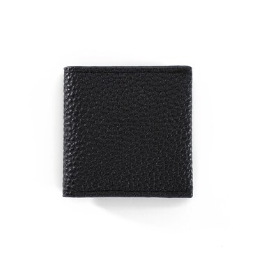 STERCULIA Condom Case for Men Gift PU Leather Square Mini Purse Black
