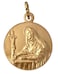 I G J SAINT RITA FROM CASCIA MEDAL  THE PATRONESS OF LOST AND IMPOSSIBLE CAUSES  100 MADE IN ITALY