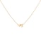 Glimmerst Initial Heart Necklace18K Gold Plated Stainless Steel Tiny Heart Letter Necklace Personalized Monogram Name Necklace for Women Girls