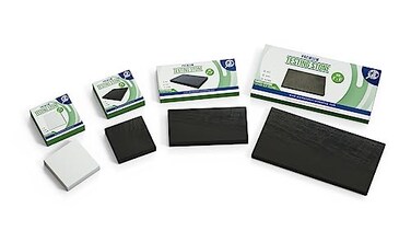 GTE Set of 4 Gold Silver Platinum Jewelry Tester Scratch Streak Stones to use with Acid Test Kits 10K 14K 18K 22K 24K Minerals Precious Metals Detector