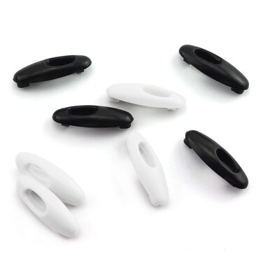 JOYUETLAN Bliss Hijab Pin Muslim Women Hijab Hijab Sari Pins Black and White Safety Pins Plastic Scarf Clip 8pcs HIJABPIN
