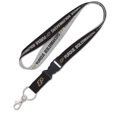 Purdue Boilermakers HEATHER Lanyard wdetachable buckle 1 Multicolor L