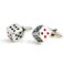 Salutto Mens Classic Shape Funny Playing Cufflinks with Gift Box