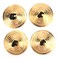 Foraineam 2 Pairs  4 pcs American Belly Dance Finger ZillsSagatsCymbals