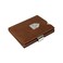 Trifold Chess Leather Wallet  RFID Blocking with Stainless Steel Locking Clip