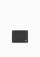 A  X Mens Debossed Card Case NeroBlack One Size Small