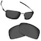 Alphax Polarized Replacement Lenses for Oakley Square Wire 2 2014 OO4075  Multiple Options