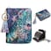 Womens Small Credit Card Wallet RFID Glitter Cute Credit Card Holder Wallets for Women C Lace Nebula S