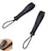 2 Pack Fob Lanyard Car Keychain Cowhide Leather Nonmetallic Key Strap String Handmade Pendant Chain Loop Ring for Car Keys Bag Case Cover Holder