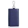 Leather Key Case Wallet Keychain Key Holder 6 Hanging Buckle Hooks Snap Closure