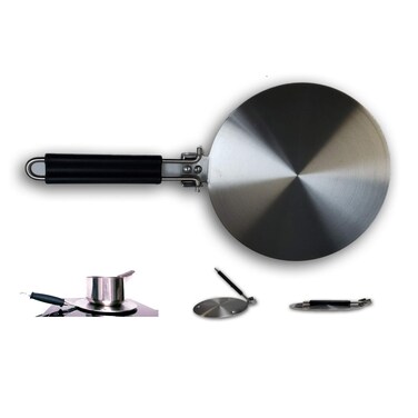 Upromax Foldable Induction Hob Heat Diffuser Stainless Steel Gas Stovetop Heat Diffuser Ring Plate CookTop 8 9511 inches OR set