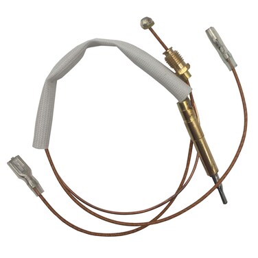 METER STAR Outdoor Patio Heater Gas thermocouple Wire Senor 350mm End Nuts for Gas Valve 8mm Two Flat Square terminals Width 48 mm for tilt Switch