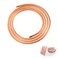 XIFOWE 999 Copper Tube 14 OD x 316 ID 5 Ft Tube Wall 132 Refrigeration Seamless Round T2 Pure Copper Tubes Soft Coil Copper Tubing Used In Refrigerators Air conditioners DIY projects