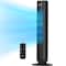LEVOIT Tower Fan for Bedroom 25fts Velocity 28dB Cooling Fan Bladeless and 90 Oscillating Fan with 5 Speeds 4 Modes 12H Timer Standing Fan for Home Black Classic 36