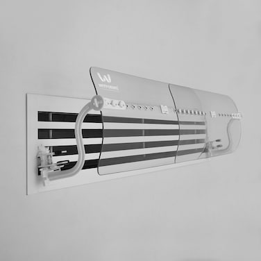 WITFORMSGrille  Adjustable AC air Deflector Suitable for Central air conditioners register and grille Enhance Cooling and Heating Circulation  Length 60 to 110 cm