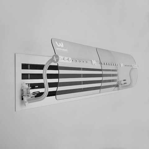 WITFORMSGrille  Adjustable AC air Deflector Suitable for Central air conditioners register and grille Enhance Cooling and Heating Circulation  Length 60 to 110 cm