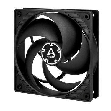 ARCTIC P12 Silent  120 mm Case Fan Pressureoptimised Extra quiet motor Computer Fan Speed 1050 RPM  Black