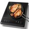 WAATFEET 1600W Portable Induction CooktopElectric Induction Cooker and BurnerCountertop Hot Plate with 10Level Adjustment3Hour TimerSmart Touch Cooktopand Safety Lock FeatureBlack