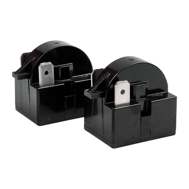 2Pcs PTC Refrigerator Starter Compressor Relay 47 Ohm Replacement for Refrigerator Freezer Dehumidier Compressor for Mini Fridges Beverage and Beer Coolers Deep Freezers Wine Refrigerators 2 Pin