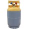 MASTERCOOL 62010 GrayYellow 30 lb Refrigerant Recovery Tank Without Float Switch and FLM 71620