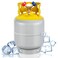 Dollate 30LB Refrigerant Recovery Tank for R12 R22 R134A R410A etc HVAC Cylinder Refrigerant Recovery Cylinder Tank 14 SAE YValve Freon Recovery Tank