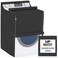 Houzzfit Washer and Dryer Covers Thick Fabric Washing Machine Cover for Top Load and Front Load Waterproof and Dustproof with Smooth Zipper 29 x 28 x 43 Inches Black
