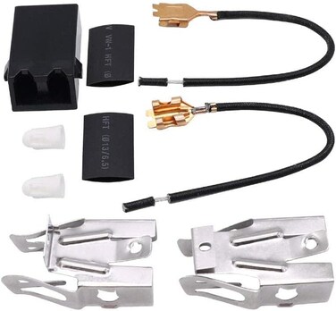 PAOSDKSUI 330031 Range Burner Receptacle kit Fit for Whirlpool Kenmore RangeStoveMicrowave Oven Combo  Replaces AP3075808 814399 5303935058 5301167733 WB17X210 1 Pack