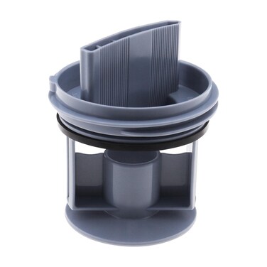 eMagTech Washer Drainage Pump Drain Outlet Seal Cover Plug Compatible with Siemens Compatible with Bosch Washing Machines Drain Pump Fluff Filter