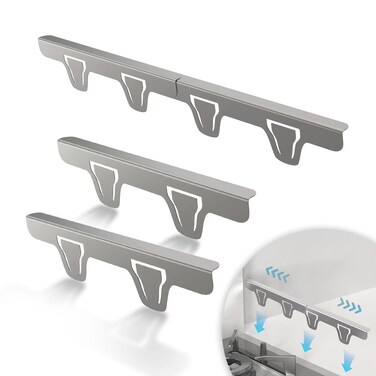 mocsenber Stove Gap Covers 316 Stainless Steel 234 Oven Side Gap Filler Range Trim Kit