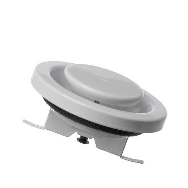 EUROPLAST 4 White Inline Duct Fan Outlet Vent  Metal Adjustable Air Vent Round Soffit Exhaust Vent