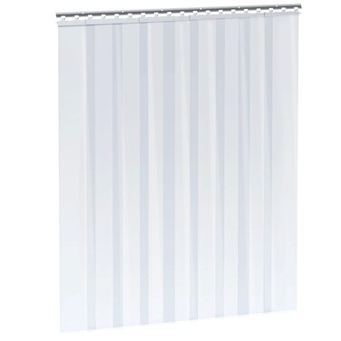 Freezer Strip Door Curtain Kit 6PCS 38 Width X 84 Height 008 Inch Thickness PVC Curtain Strip for Walk in Freezers Coolers Warehouse Doors with 50 Overlap for 3 X 7 Door Plastic Strip Door