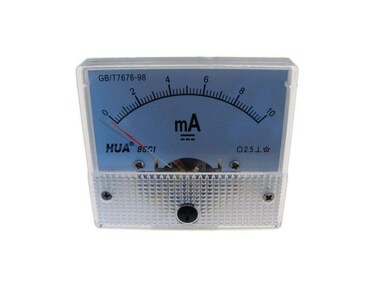 MDFLY DC 10mA Analog Needle Panel DC Current Ammeter 85C1