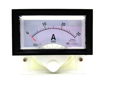 YXQ DC 030A Analog Current Panel 85C17 Amp Ammeter Gauge Meter 25 Accuracy for Auto Circuit Measurement Tester