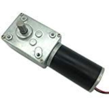 BRINGSMART 12V 16rpm DC Worm Gear Motor 70kgcm High Torque Turbine Electric Gearbox Motor SelfLocking Reversed Mini Engine Geared Motor for DIY Robot Door Lock Curtain Machine 12V 16rpm