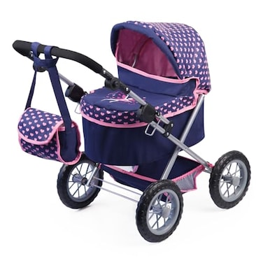 Bayer Design Baby Doll Trendy Pram Blue Pink