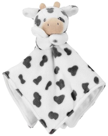 Carters Kids Preferred Cow Plush Stuffed Animal Snuggler Lovey Security Blanket