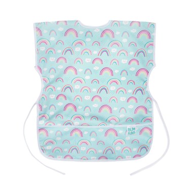 Bumkins Bibs Toddler Bib Waterproof Bibs for Girls and Boys 37 Years Short Sleeve Toddler Art Smock Kids Paint Smock Childrens Art Craft and Play