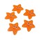 OUNONA 5x Bath Tub Non Slip Safety Treads Sticker Bathroom Applique Decal Orange