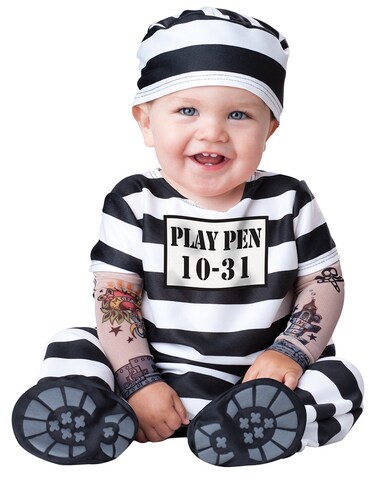 InCharacter Costumes Babys Time Out Convict Costume