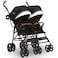 Delta Children Jeep PowerGlyde Plus Side x Side Double Stroller by Black