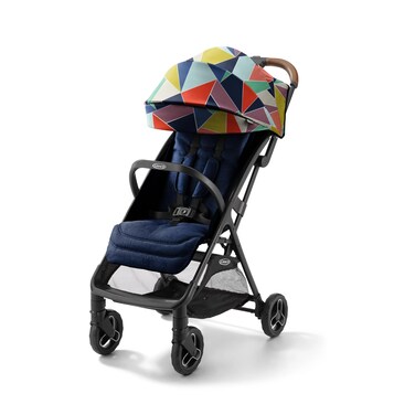 Graco Ready2Jet Compact Stroller  Compact Travel Stroller with Automatic Fold Geo Pop