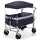 Safety 1st Summit 4 Seater Wagon Stroller Quad Wagon Stroller with Canopy Stroller Wagon for Kids Foldable Kids Wagon Stroller Navy Ink