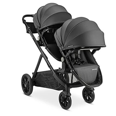 Joovy New Qool Double Stroller Customizable Modular Stroller Jet
